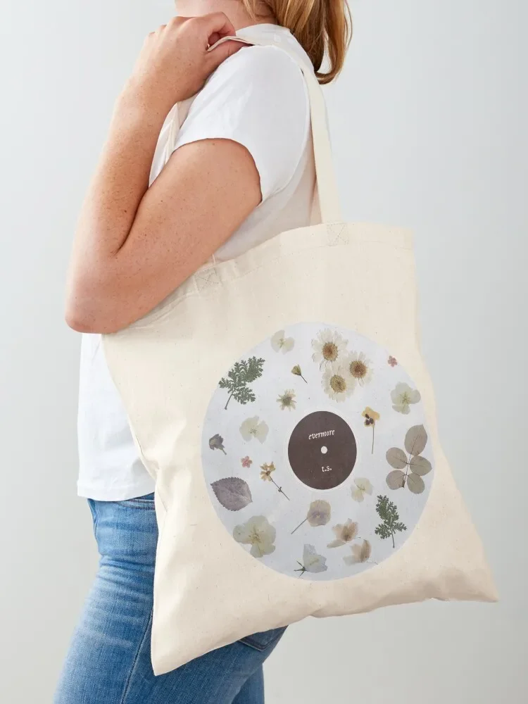 evermore vinyl Tote Bag cute pouch bag Gift bag Cloth bags Big women