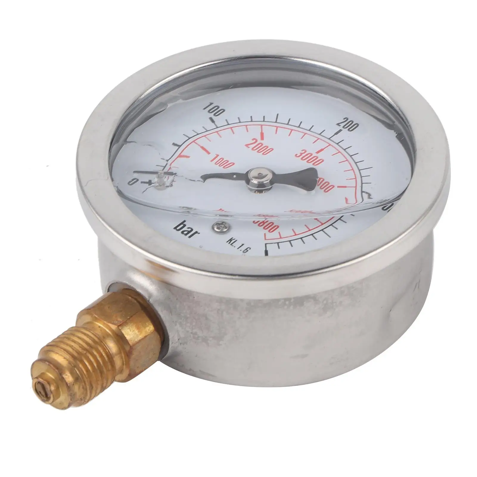 

63mm Hydraulic Pressure Gauge 0-400Bar 0-5800PSI G1/4 Dial Meter Tool for Accurate Pressure Measurement