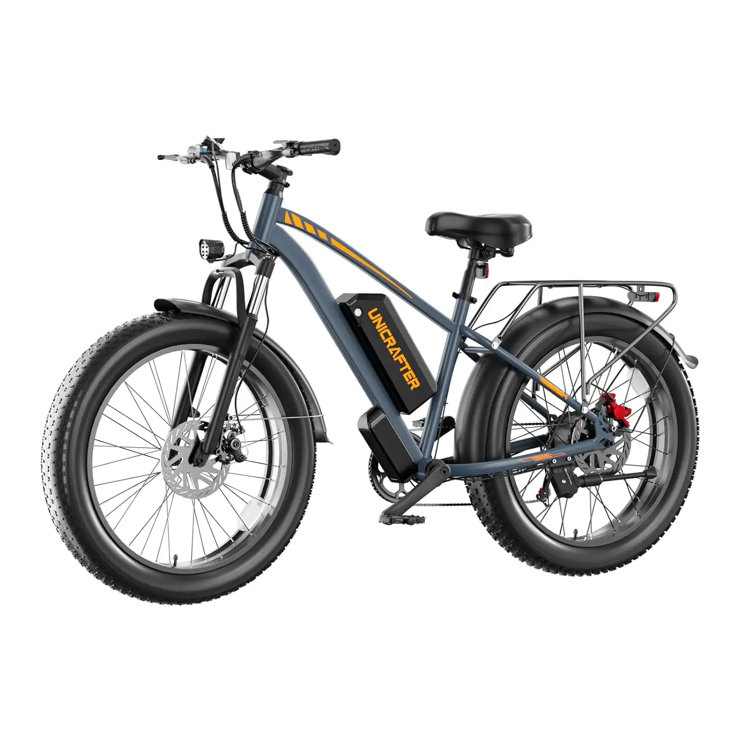1000W Fat Tire Mountain Ebike, 48V 18.2AH Battery, 26