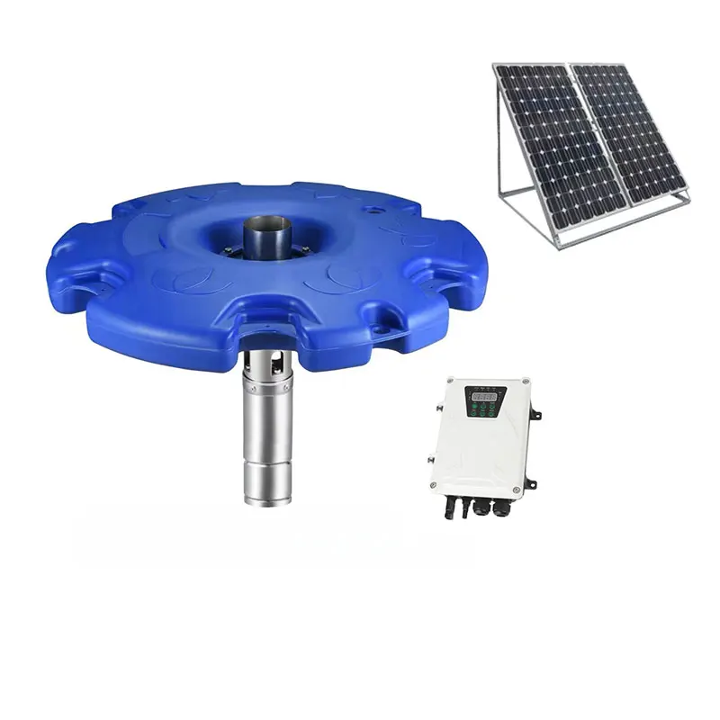 Solar Panel Surface 1.5kw DC 48v Surface Solar Water Delivery Pump Fountain Aerator Fast Delivery
