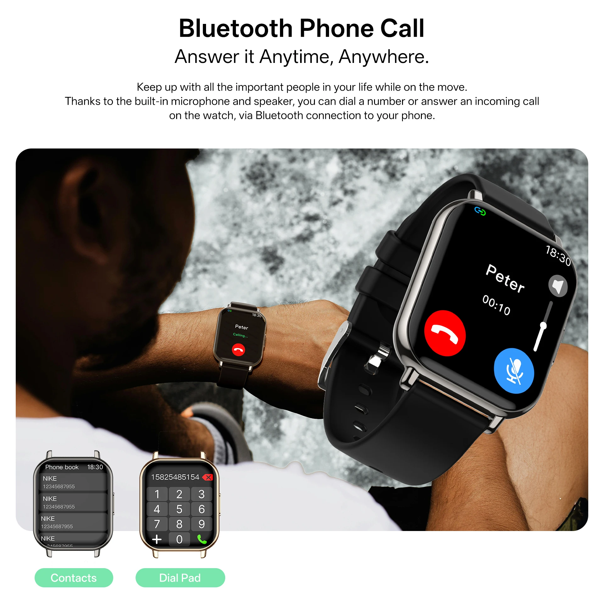 1.83'' Waterproof Smart Watch  - Watch Esim ulasan dan harga