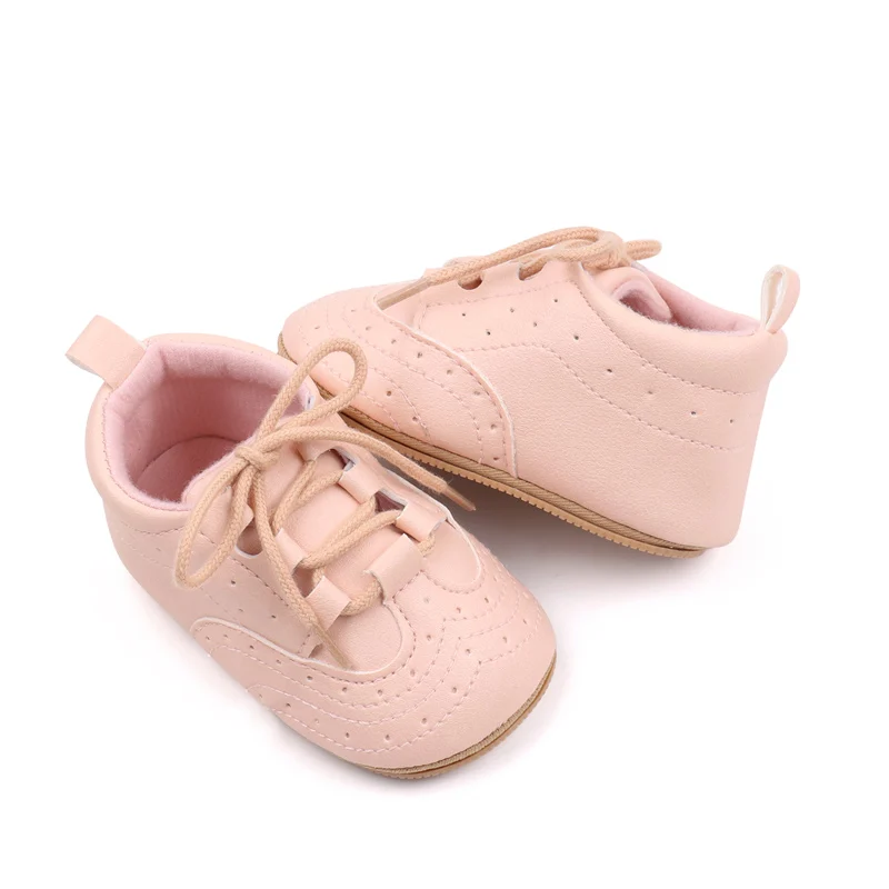 Baby Shoes Soft PU and TPR High Quality Anti-slip Sole Cassual Style 2024 New Fashion 0-9-18 Months  Spring and Autumn BMH3197