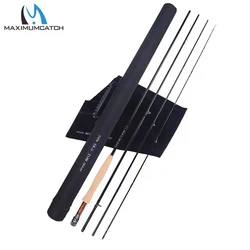 Maximumcatch NANO Nymph 10FT/11FT 2/3/4wt Fly Fishing Rod IM12 Graphite Carbon Fiber Fast Action Fly Rod
