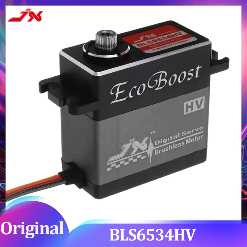 JX Servo BLS6534HV 33KG Бесщеточный цифровой сервопривод с металлической шестерней, большой крутящий момент 6 В-7,4 В для моделей радиоуправляемых автомобилей и двигателей вертолета