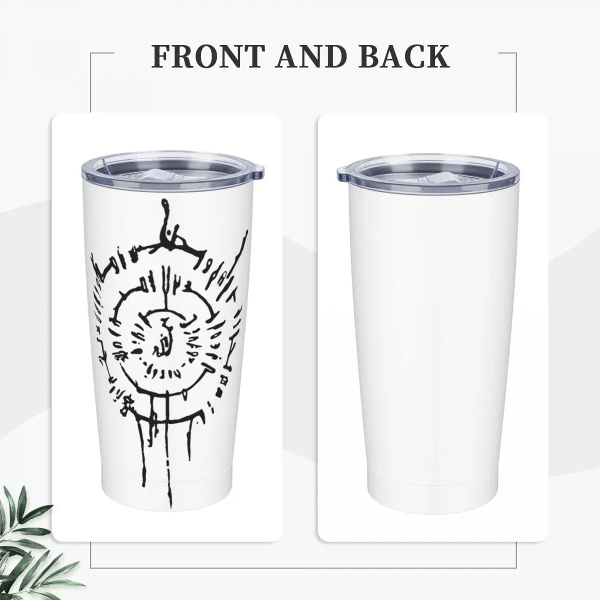 Adventure Awaits Astarion Insulated Tumbler Baldur's Gate Game Stainless Steel Travel Coffee Mug 20 Oz Double Wall Mugs