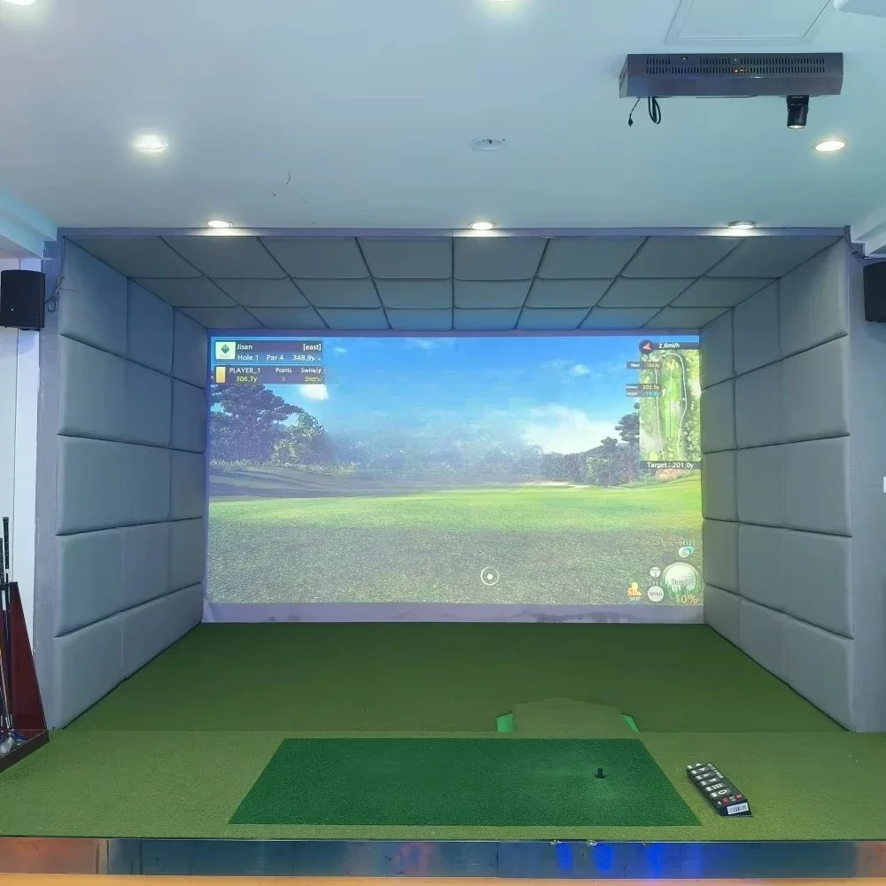 Professional Indoor Digital Golf Simulator Commercial Interactive Projection Golf Simulation Equipment golf swing trainer