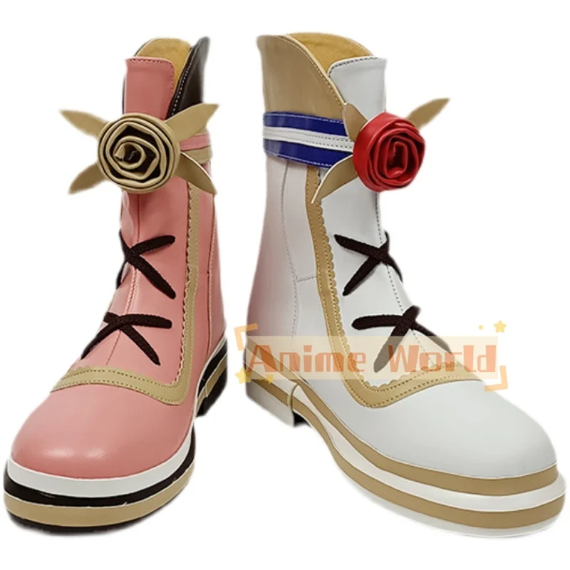 

Аниме-игра Umamusume: Pretty Derby Hishi Akebono, обувь для косплея, ботинки для взрослых и детей, костюм для Хэллоуина, аксессуары, реквизит