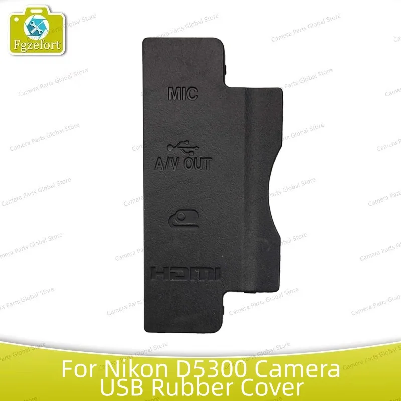 For Nikon D5300 USB Rubber Connector Cover HDMI-compatible AV/OUT MIC Camera Replacement Replace Spare Part