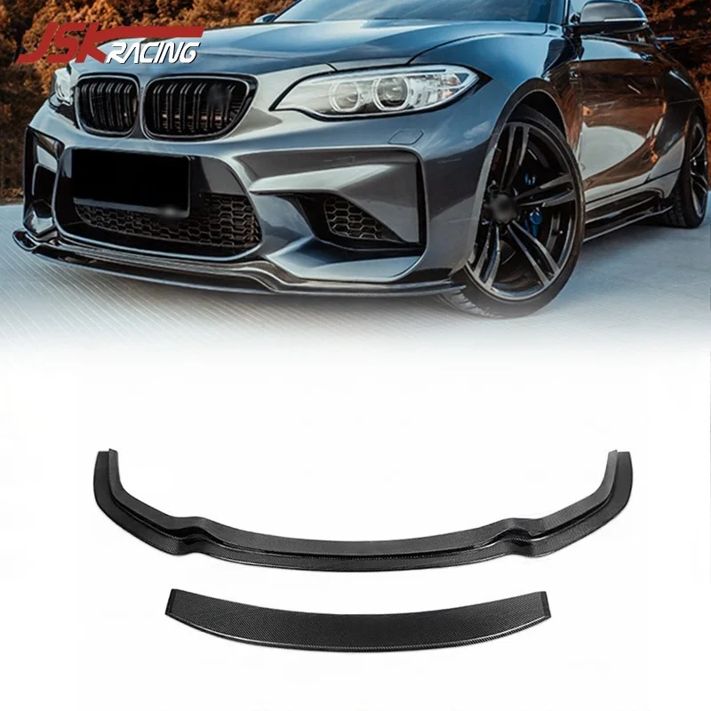 

JSK Style Carbon Fiber Front Lip For 2016-2019 BMW F87 M2