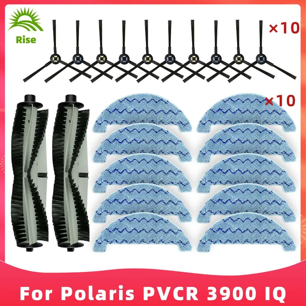 Compatible For Polaris PVCR 3900 IQ Home Robot Vacuum Cleaner Spare Parts Accessories Roller Main Side Brush Mop Rag Cloth