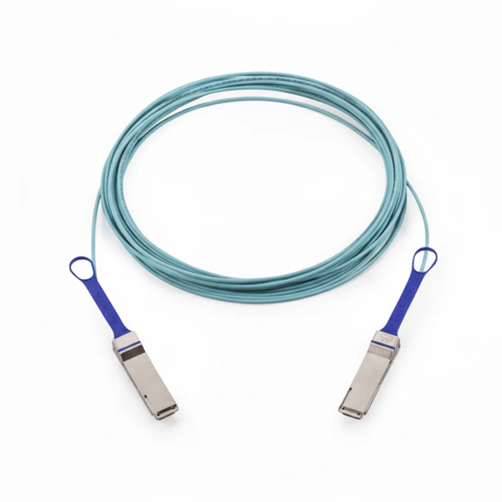 

Mellanox Active Fiber Cable, ETH 100GbE, 100Gb/s, QSFP, 20m - 6562 ft Fiber Optic Network Cable for Network Device, Switch -