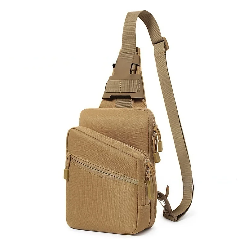 Men's chest bag, fashionable commuting business, simple shoulder bag, tactical crossbody bag, hidden carrying