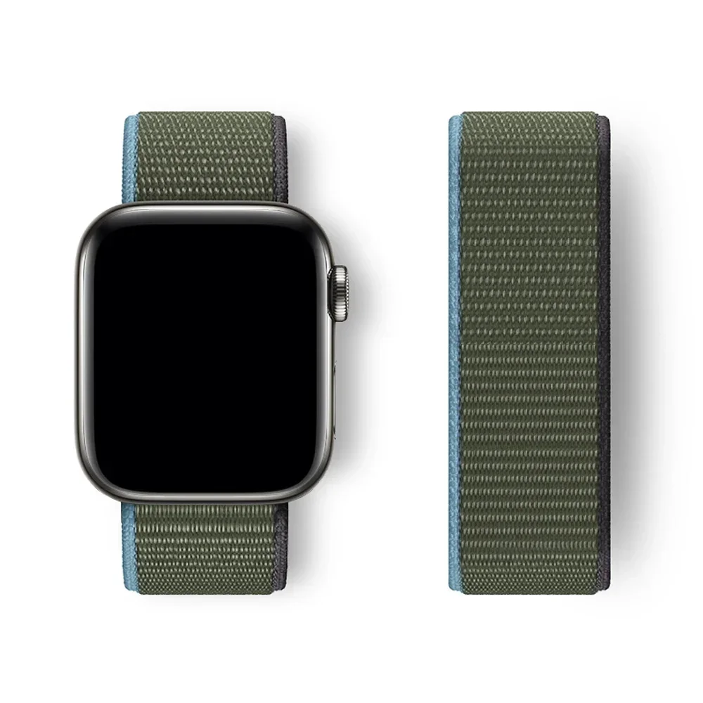 Armband für Apple Watch 10 11 Band 42 mm 46 mm 45 mm 44 mm 41 49 mm 40 mm Sportschlaufenarmband Correa iWatch Serie 8 9 7 6 5 4 SE Ultra