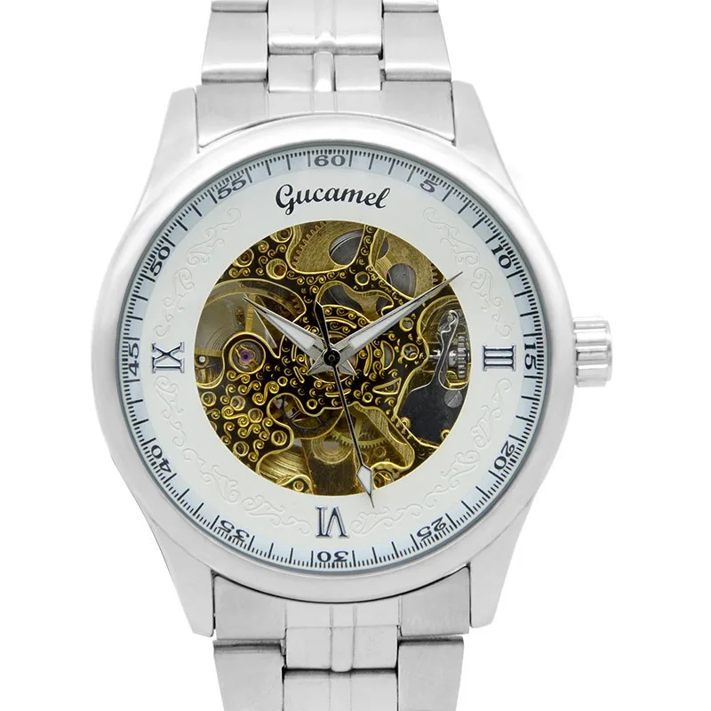

Men’s *Automatic Mechanical Watch, Hollow Skeleton Dial, Full-Automatic Wristwatch, Hot-Selling Export Model