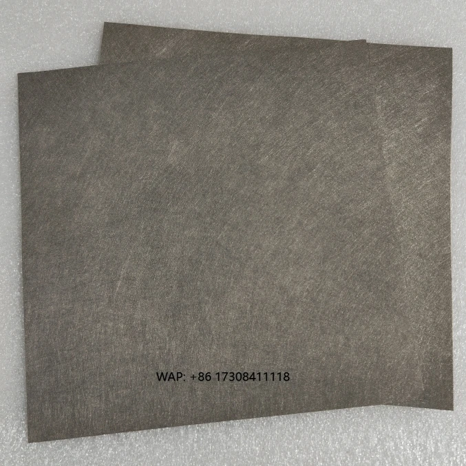 0.4mm Industrial Grade Titanium Fiber Felt Roll for Hydrogen Production, Filtration, Catalyst Carrier and Energy