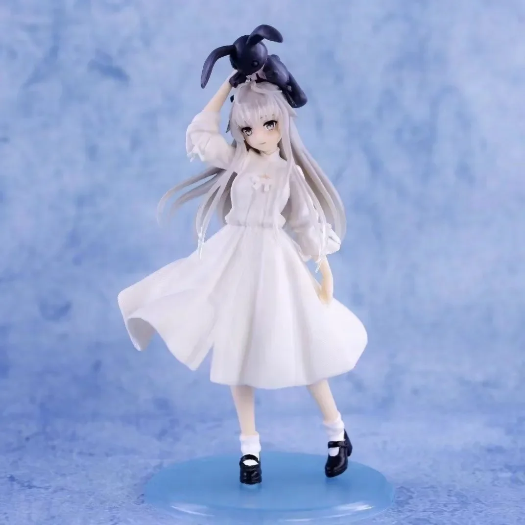 Figurine de Dessin Animé Japonais Yosuga No Sora en PVC, Modèle de Collection, Robe Blanche Debout, Jouet Kawaii, Cadeau, 20cm