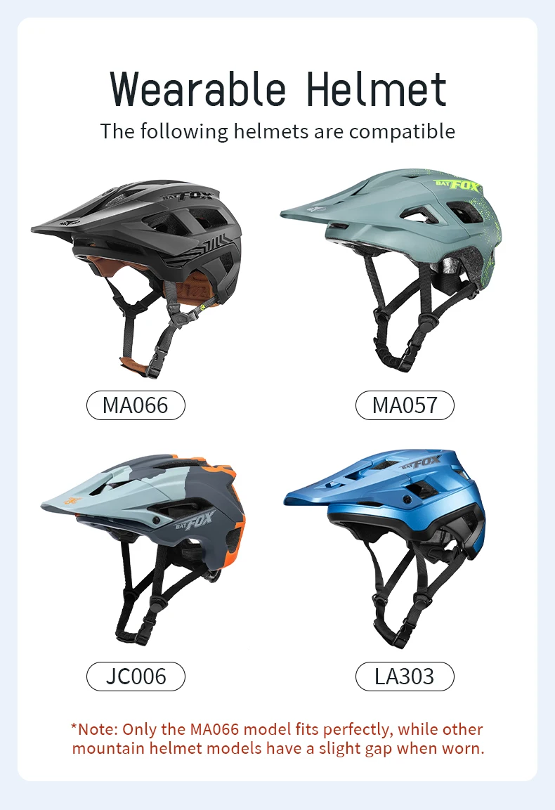 BATFOX Mountainbike-Helm mit austauschbarem, warmem Ohrenschutzfutter, Winter-Elektroroller-Sicherheitsausrüstung, MTB-Fahrradhelme – Detail 8