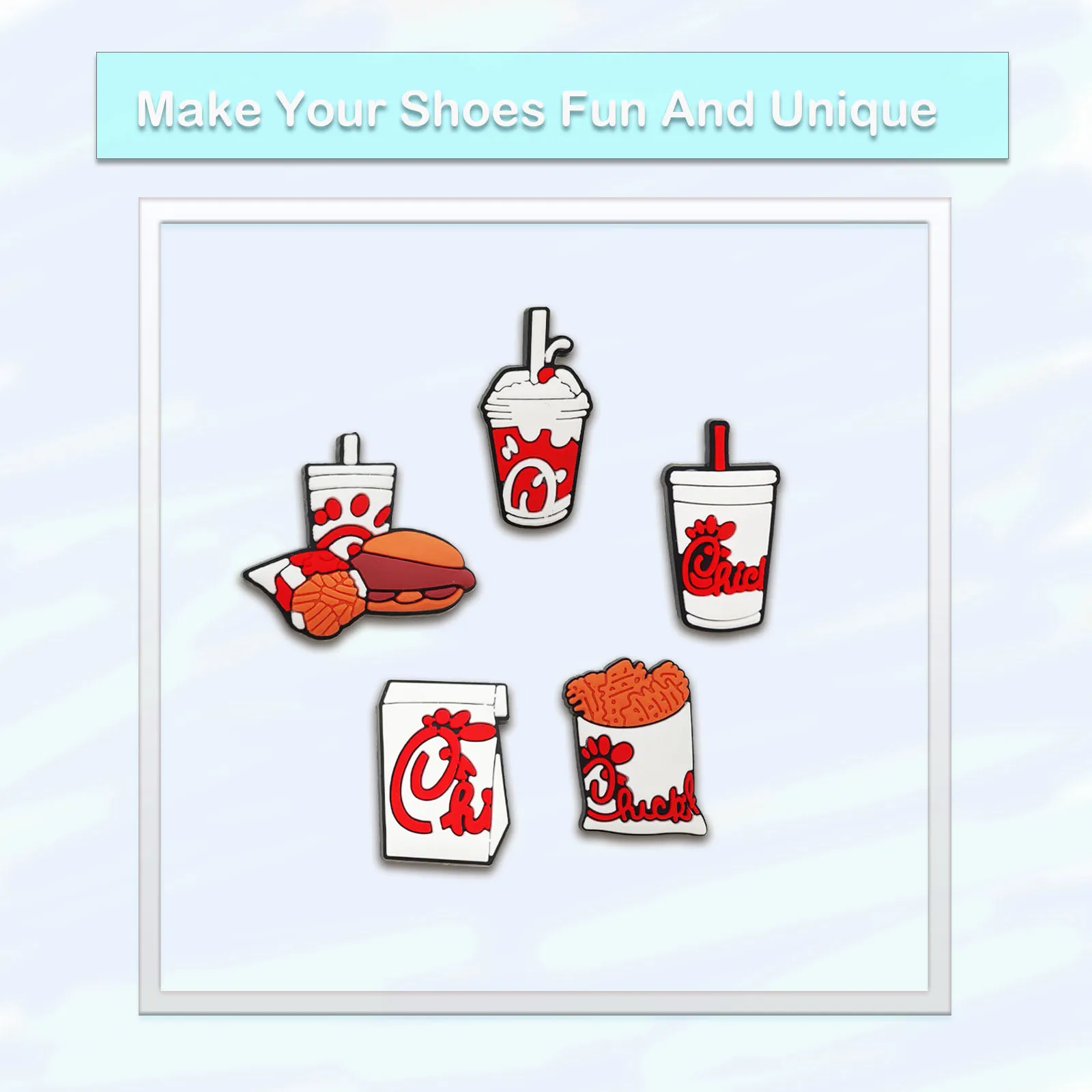 23Pcs Donut Food Series Shoe Charms For Sandals,Shoe Decorations Accessories Premium Quality Shoe Pins Great Gift Men Women