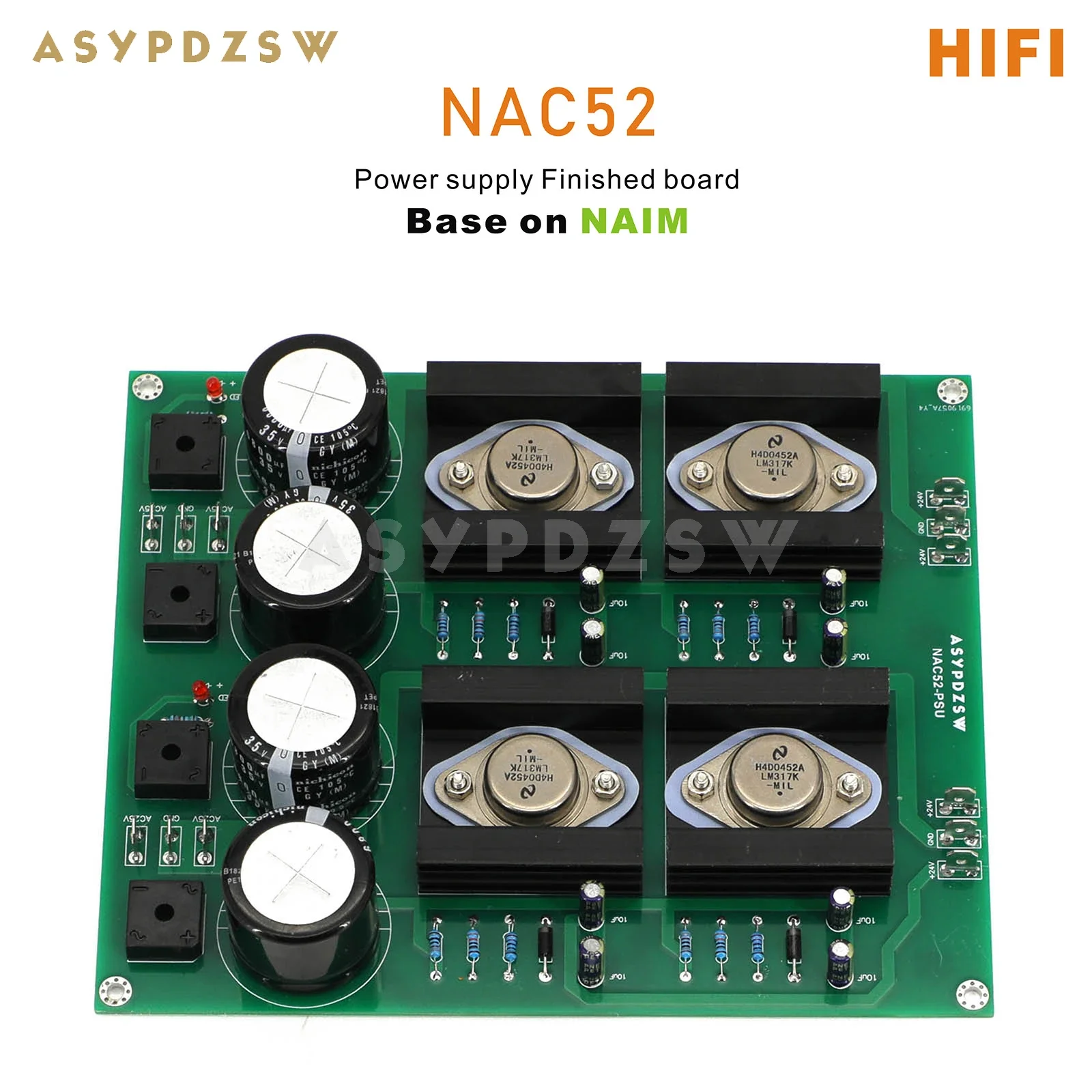 

HIFI NAC52-PSU NAC52 Preamplifier Dedicated power supply DIY Kit/Finished board Base on NAIM