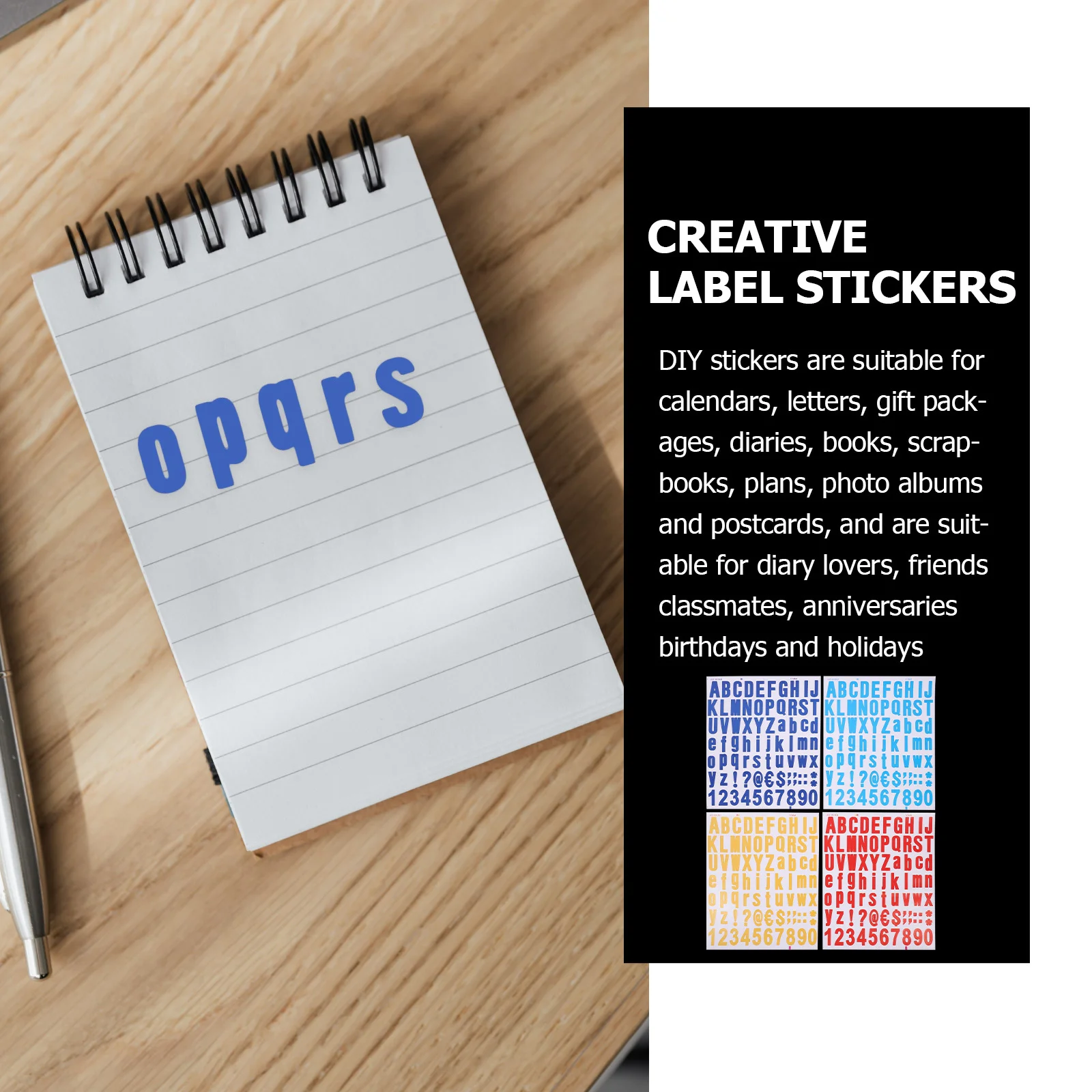 

Letter Number Stickers for Signs Doors Scrapbooks Greeting Cards Gift Tags Boxes Craft Projects Sticker Letters for Crafts