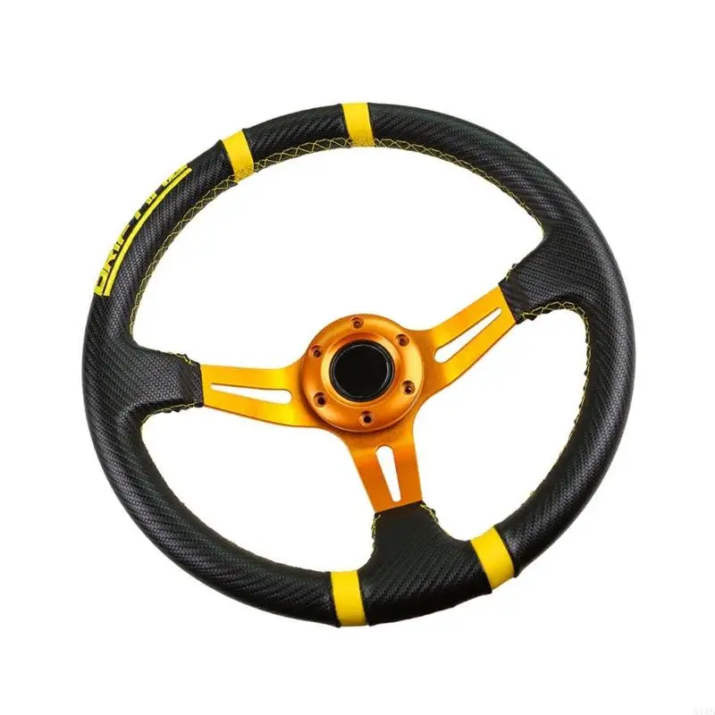 

2025 New Ergonomic Hurrying Steering Carbonfiber Embroidery Not Slip Handle Global Application