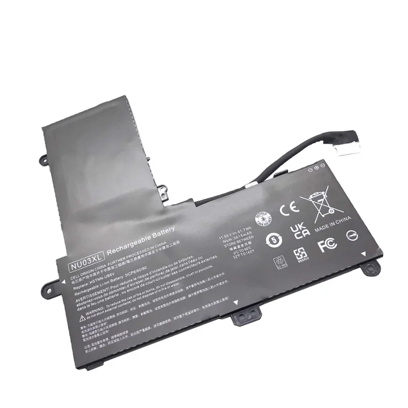 Imagem -03 - Bateria Nova do Portátil de Lmdtk Nu03xl para hp Pavilion X360 Convertible pc 11-u014ur Hstnn-ub6v Tpn-w117 Tpn-c128 843536541 844201850