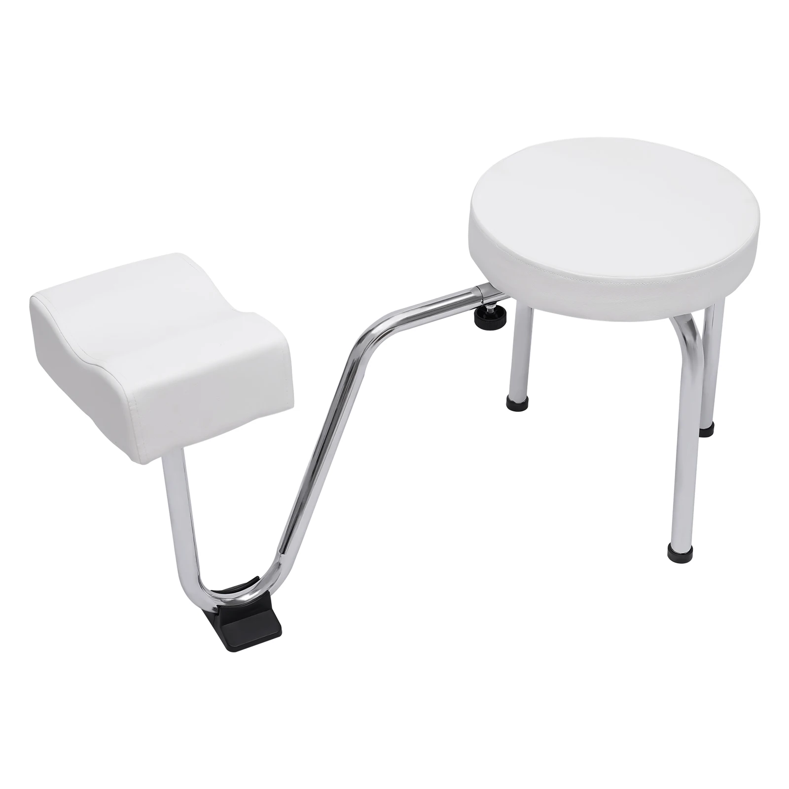 

Salon Pedicure Foot Rest Stool Chair, Adjustable Leg Rest PVC Pad Pedicure Foot Rest Stand for Nail Tech Spa Beauty