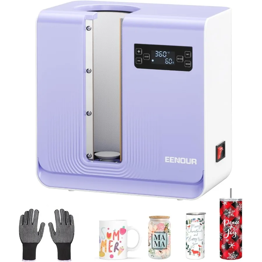 

Автоматический термопресс для стакана, автоматический вращающийся стакан, пресс для установки давления, пресс для кружки для бесшовной печати, даже нагрев