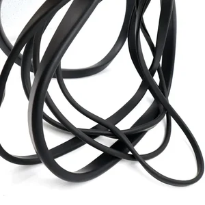 1/2/3/5/10M Borda de Borracha Preta U Seção Anti Vedação Óleo Borda Escudo Encher Largura Interna 0.5-10mm Alto 5-15mm 8 principais vendas borracha tipo h - №4