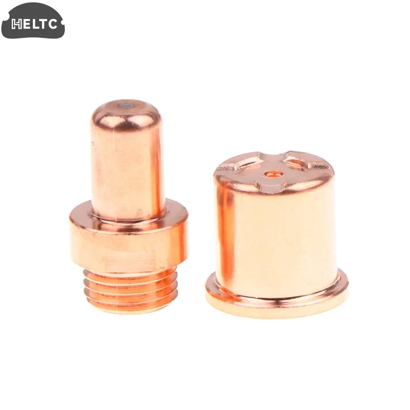 1Set CB70 Plasma Cutter Electrodes And Nozzle Tips 1402 1396 For For Cebora CP70 CB70 Torch Consumables For Maintenance