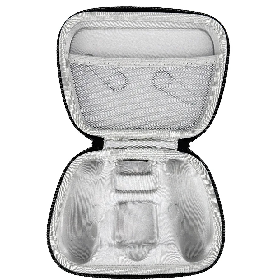 

All-Black Hard EVA Travel Storage Case for Steam Controller 2 Fits Cable and puck Shockproof Dustproof Protective Bag