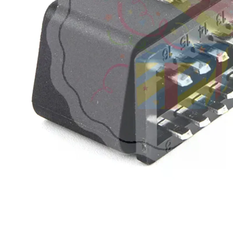 Car Connector 12V 16 Pin Male Plug Diagnostic Tool Terminal Connection Plug