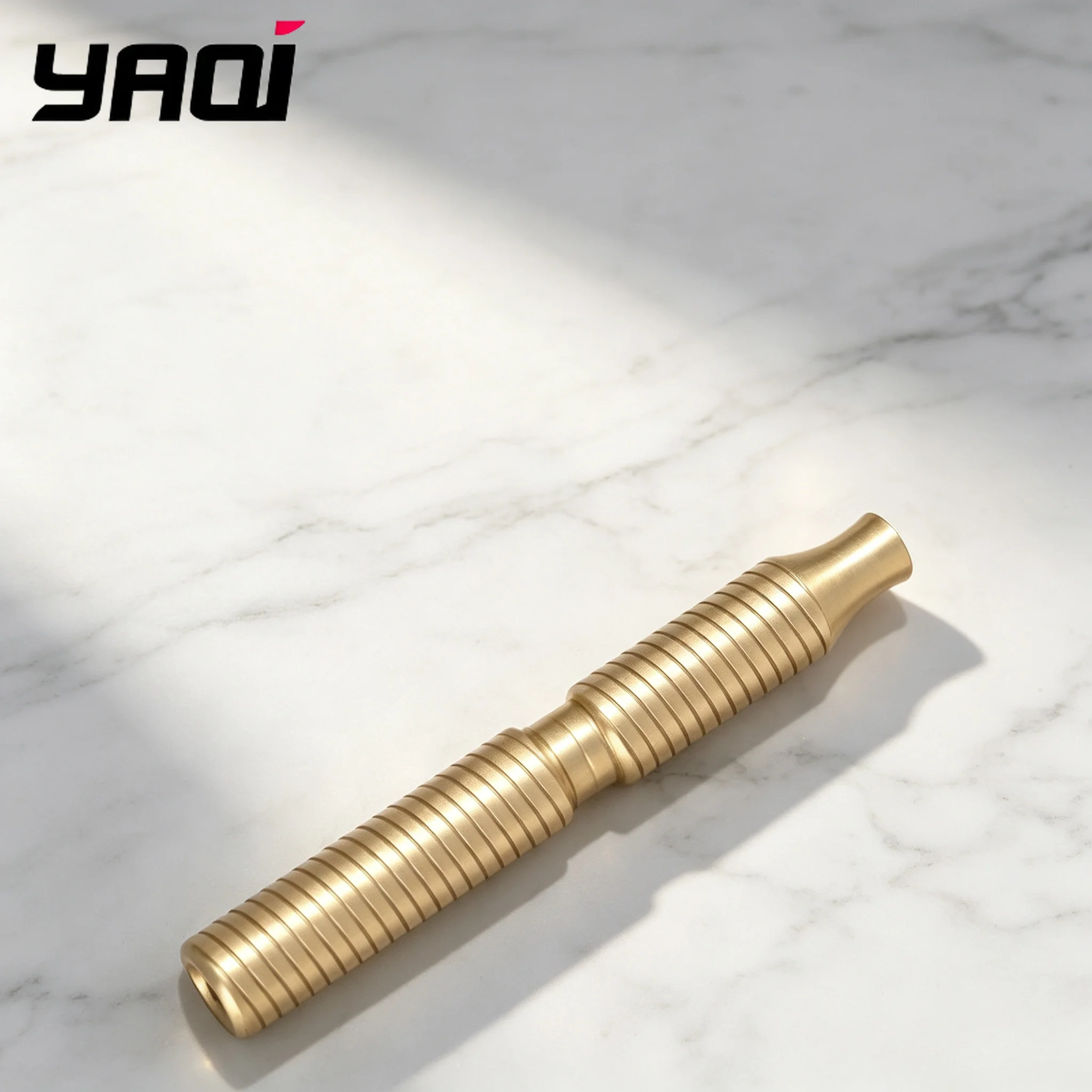 2026 Razor Handle Male Lightweight Portable Grooming Tool YAQI 88mm Solid Brass Safety Razor Handle For Men