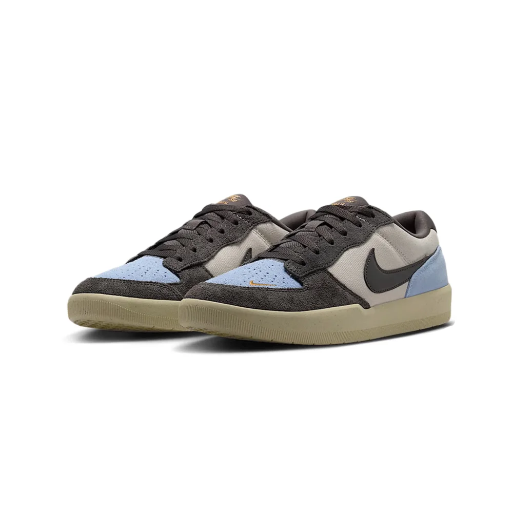 

Nike SB Force 58 Canvas Suede Comfortable, Stylish, Soft Against Skin Low-Top Skate Shoe Unisex Blue/Brown DV5477-102