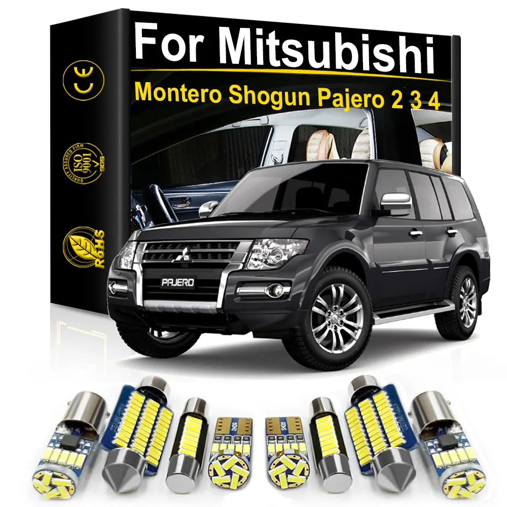 For Mitsubishi Montero Shogun Pajero 2 3 4 V80 V93 V97 V98 V60 1990-2020 Canbus Vehicle LED Interior Light Kit Car Led Bulbs