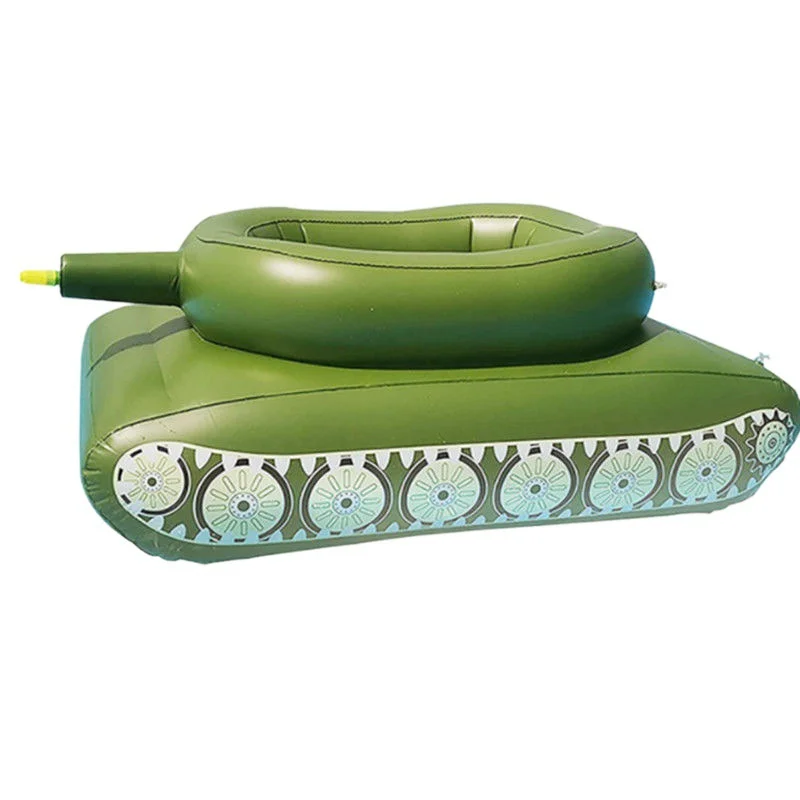 Réservoir de Simulation jouets gonflables flotteur pulvérisation d'eau avec pistolet à eau piscine extérieure multijoueur bataille chaise de natation modèle gonflable