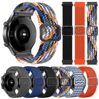 Braided Nylon Loop For TicWatch Pro 3 Ultra Watch Band GPS/LTE For Ticwatch GTX S2 E2 E3 GTH/GTW Bracelet 20mm 22mm Watchbands