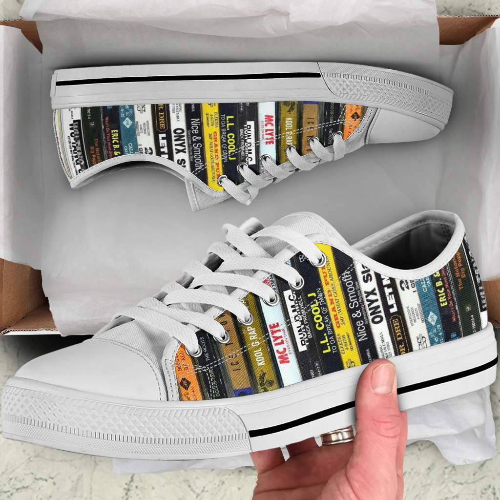 Graffiti Women Low-Top Canvas Shoes Wild Classic Outdoor Casual Shoes Light Soft Sole Breathable Running Shoes