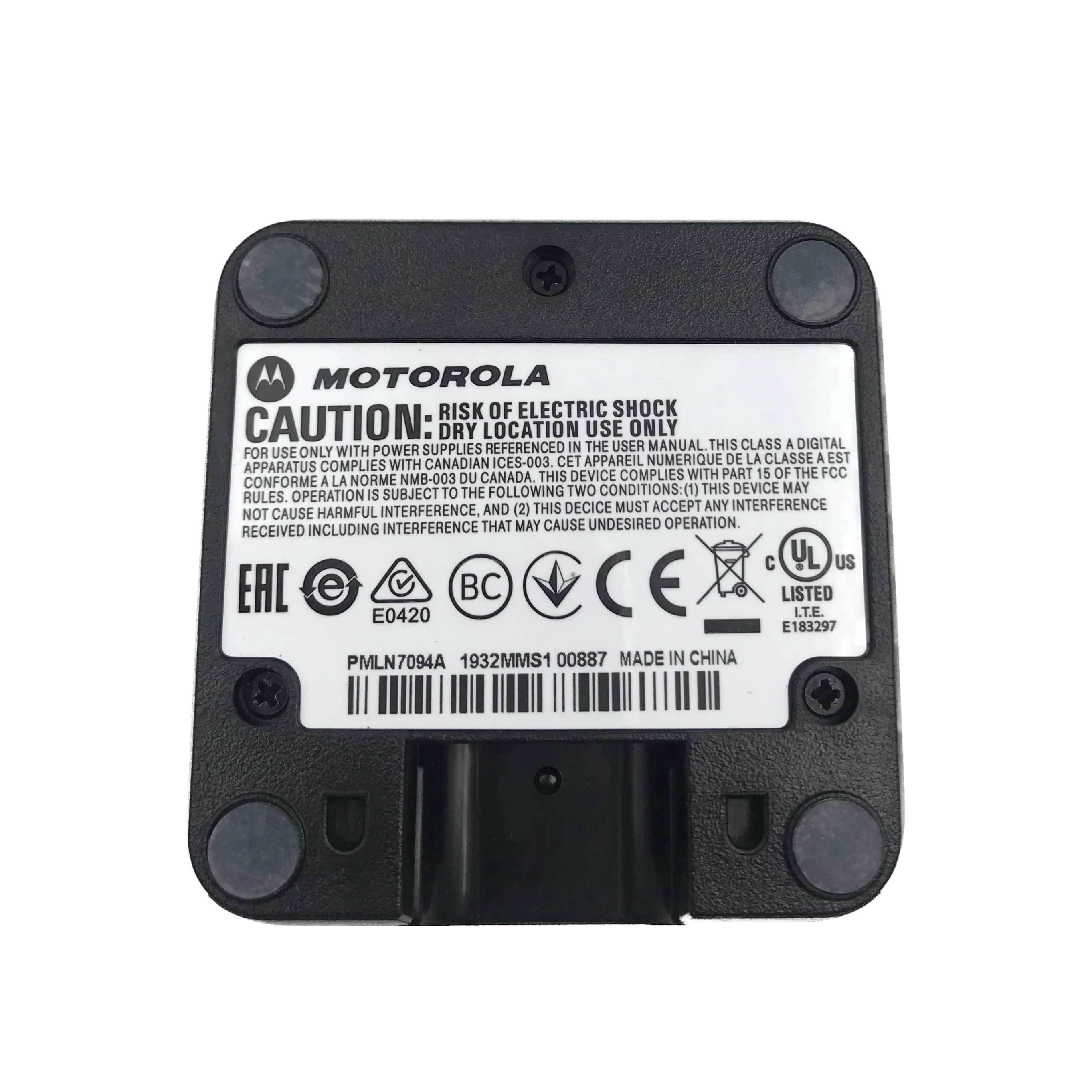 PMLN7110 PMLN7094 Single-Unit Charger for Motorola SL300 SL1M SL2M TLK100 SL3500e SL1M SL1600 Portable Radios PMNN4468A Battery