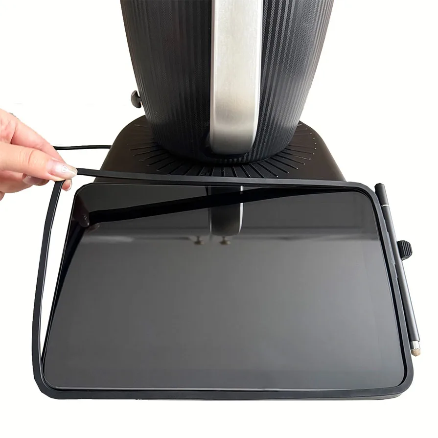 Protector de pantalla de silicona Thermomix TM7, lápiz óptico, marco de silicona antiarañazos y anticolisión, accesorios de cocina.