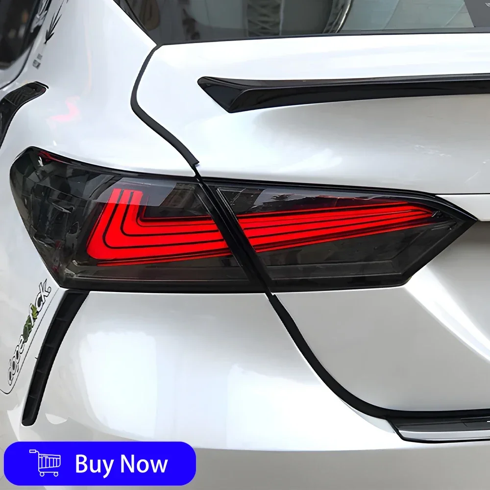 

Для Toyota Camry 8th 2018-2023 автомобильные задние фонари в сборе, автоматические задние фонари, модифицированный светодиодный светильник в стиле Lexus ES, аксессуары