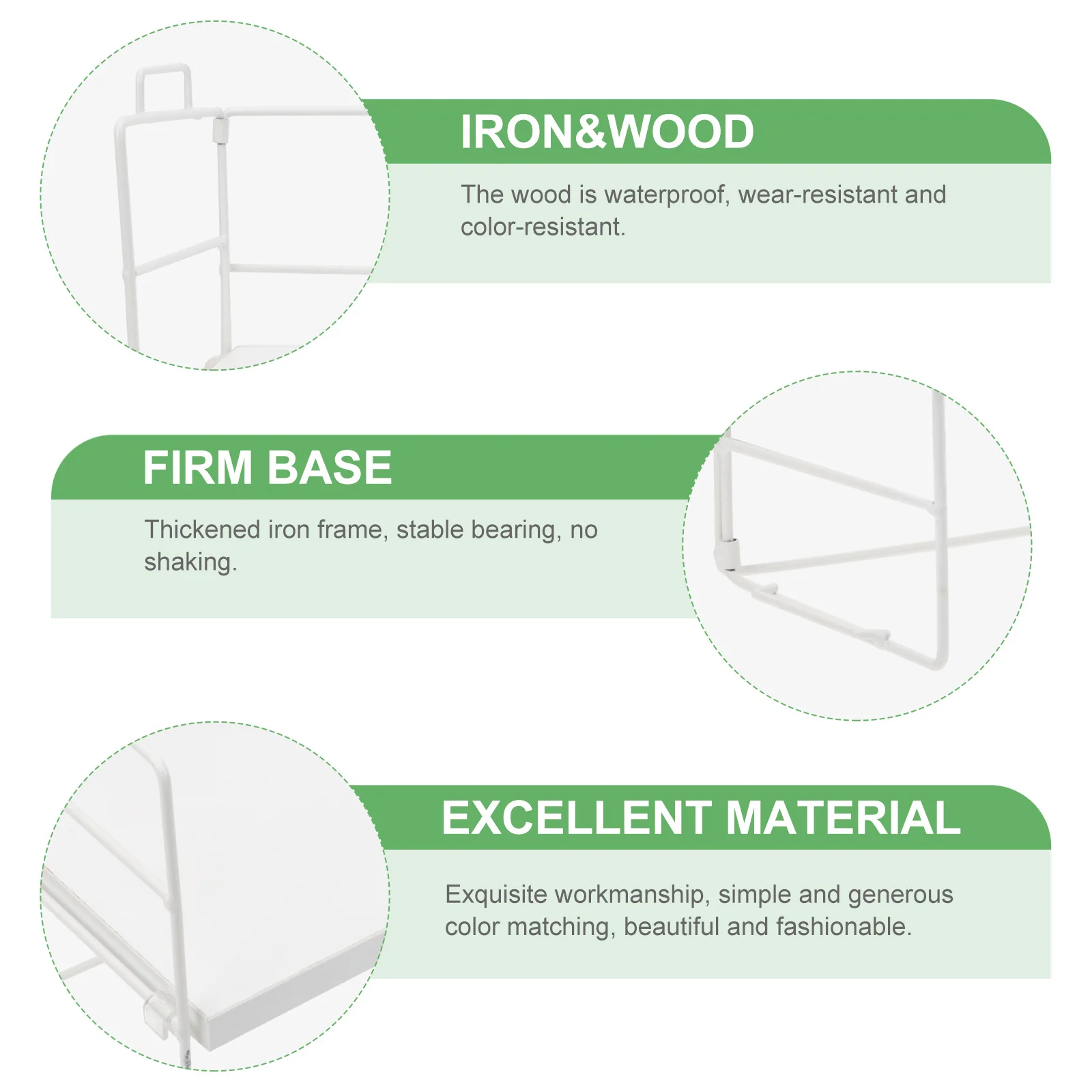 

1pcs Desktop Bookshelf Simple Wooden Iron Book Holder Home Office Storage Rack Decorative Shelf Small Book Stand Organizer