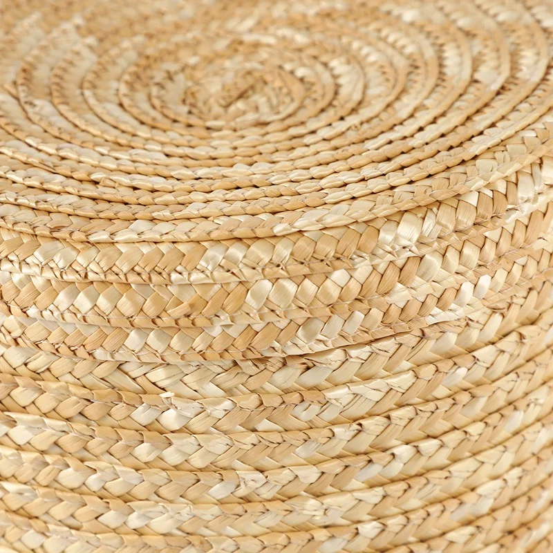 Promotion! Wheat Straw Woven Storage Basket Storage Basket Innovative Basket Rustic Natural Brown Finish Storage Decorative Bask