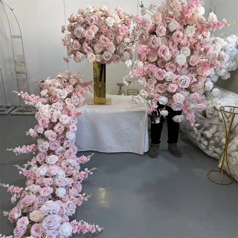 

Wholesale Floral Supplies Romantic pink Wedding Flower Arrangements for Centerpiece Decoration