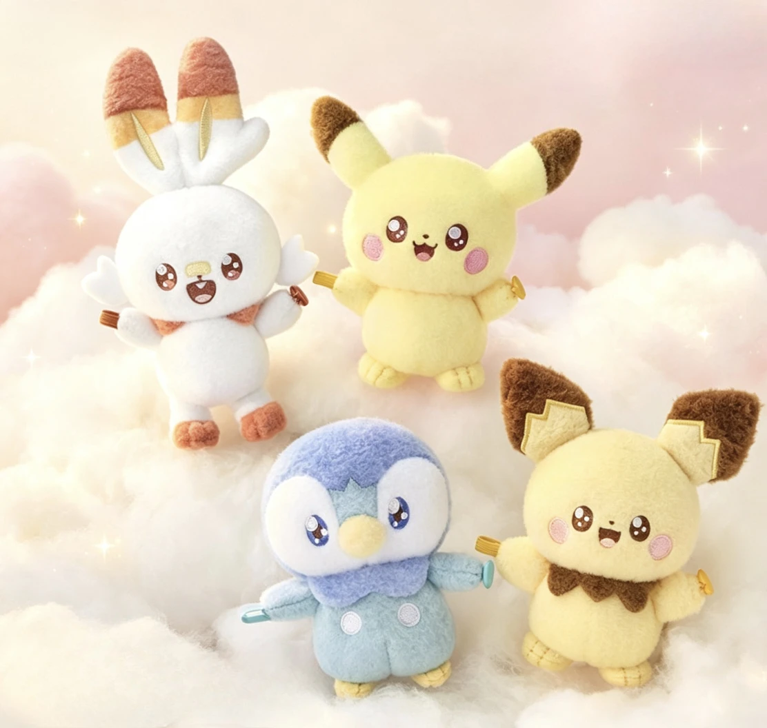 LDCX Genuine Soft Plush Doll Keyring Bag Hanging Charm Cute Hug‑Shape Ornament Hobby Backpack Pendant Collectible Present