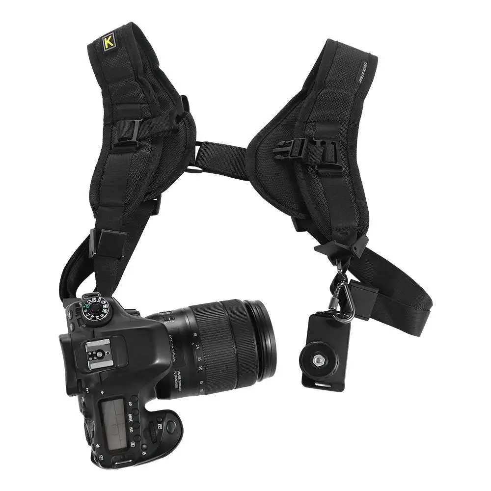 

Camera Accessories Rapid Sling Belt for 2 Cameras SLR DSLR Strap Camera Shoulder Strap Double Camera Strap Dual Camera Belt