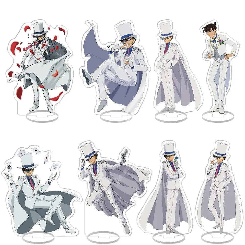 

Kaitou Kid Konan Anime Charming Boy Acrylic Anime Stand Model Plate Decoration Desk Figure New Display Fans Couple Gift Cartoon