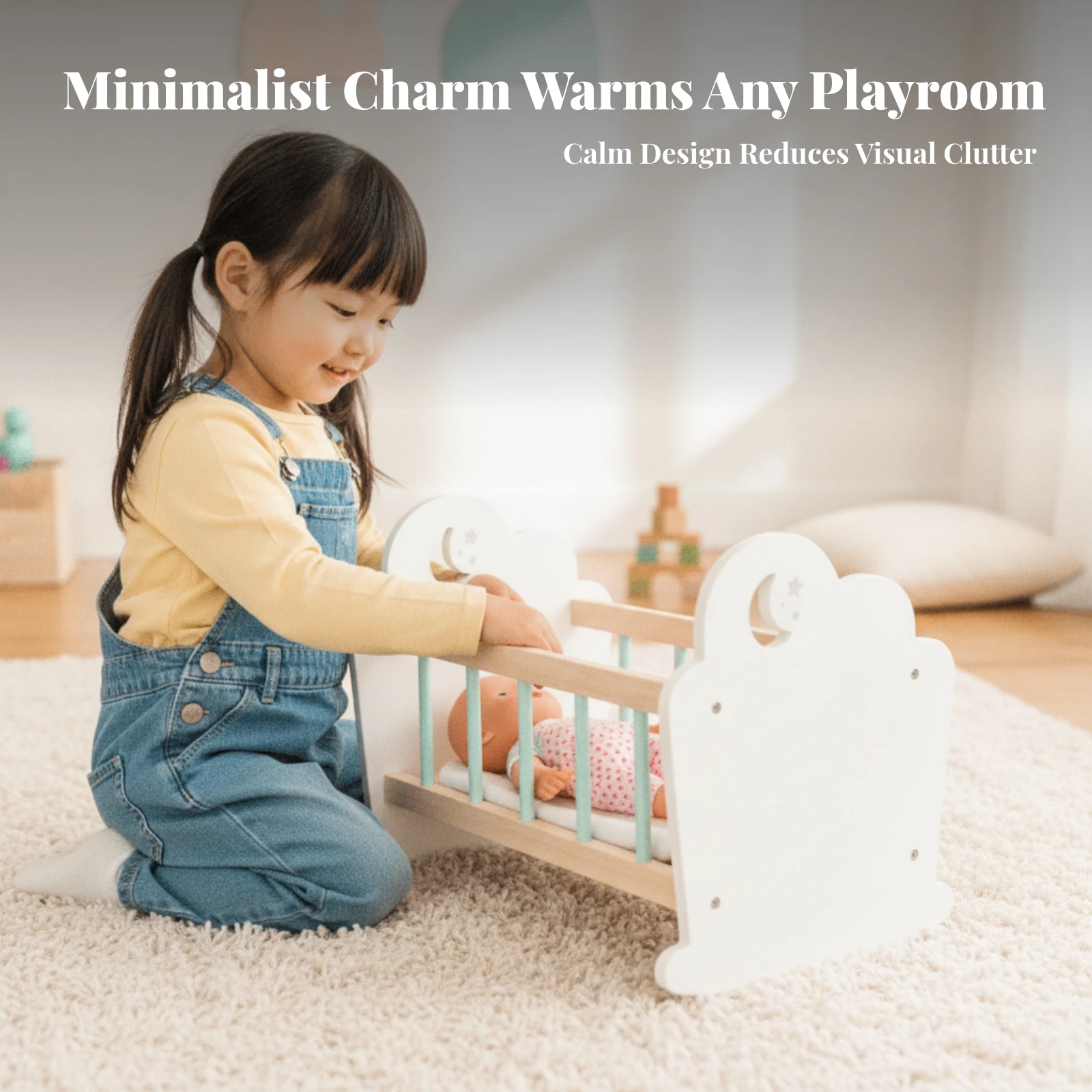 doll-cradle-classic-doll-bed-toy-cot-sturdy-furniture-robust-for-children-playroom-nursery