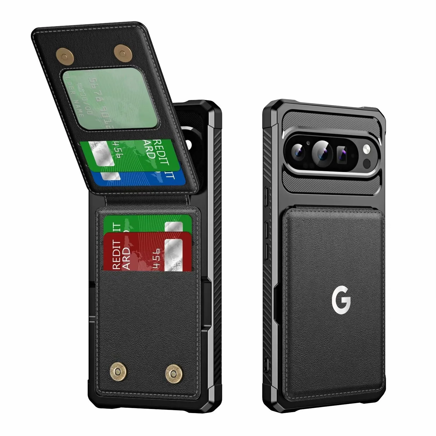 High Quality Leather Flip Fold Wallet Case For Google Pixel 10 9 11Pro XL 10A 9A 8A 7A 8 7 Pro with Card Holder Slot Phone Cover
