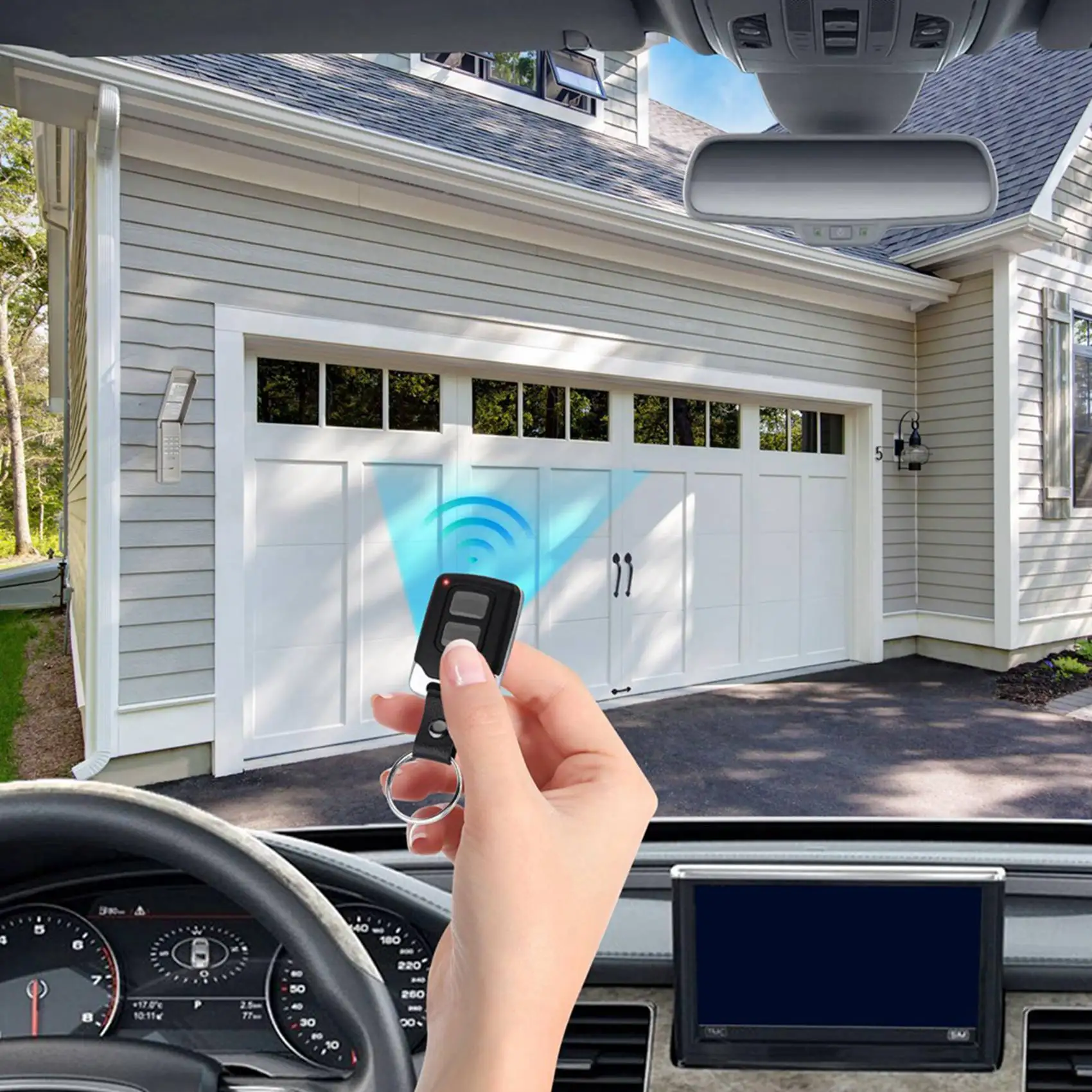 B14C 2X Garage Door Opener Remote For Liftmaster Chamberlain Craftsman 893LM 893Max 891LM 971LM 973LM 371LM